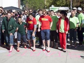 Stepping Up: Walk a Mile in Her Shoes raises money for programs that help survivors of domestic violence. This year’s event will take place Sept. 20 on 104th street in Downtown Edmonton.