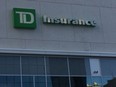 TD Insurance sign outside Edmonton City Centre on 101 Street Oct. 27, 2017.
