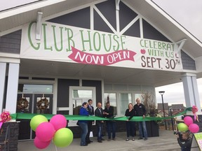 The Orchards at Ellerslie club house in southeast Edmonton held its public grand opening on Saturday, Sept. 30. The 12,000-square-foot facility will host community events and fitness programs.