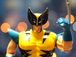 Edmonton's Sam Singh is crowdfunding to raise a Wolverine statue - not as pictured by this toy - in Fort McMurray.