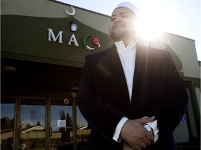 Imam Dr. ElSayed Amin poses for a photo outside the MAC Islamic Centre, 6104 172 St., in Edmonton Thursday Oct. 5, 2017.