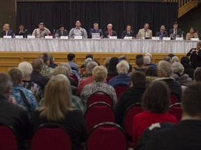 The third and final mayoral candidate forum at the Italian Cultural Centre on Oct. 11, 2017.