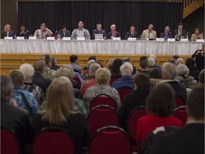 The third and final mayoral candidate forum at the Italian Cultural Centre featured 12 candidates for the Oct. 16 civic election in Edmonton on Oct. 11, 2017.