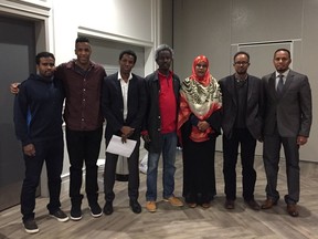 Edmonton Mogadishu Crisis Response Team in Edmonton, Alta., Sunday, Oct. 22, 2017.