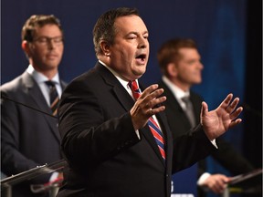 Jason Kenney at the second officia United Conservative Party (UCP) leadership debate at the Expo Centre in Edmonton, Sept. 28, 2017. Kenney was immigration minister when the suspect in last weekend's Edmonton attacks was admitted to Canada.
