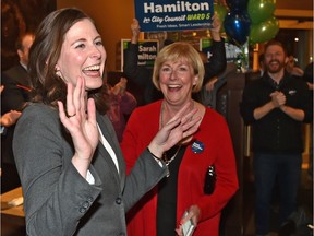 Sarah Hamilton wins in Ward 5 in the civic election in Edmonton, Oct, 16, 2017.