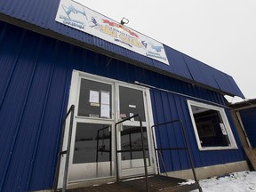 The City of Edmonton has terminated the lease agreement with the Edmonton Ski Club, according to a notice placed on the door of the building at 9613 96 Ave. in Edmonton on Monday, Nov. 13, 2017, in Edmonton.