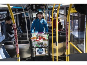 Edmonton Transit Service (ETS) is asking locals to donate food bank non-perishables to the Stuff a Bus campaign, running Nov. 29 to Dec. 2.