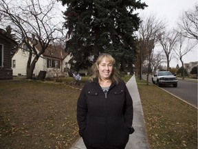 Arlene Huhn lives in Woodcroft, the neighbourhood on the outskirts of downtown which saw median incomes nearly double between 2005 and 2015, a fact the community league member attributes to an influx of young families.