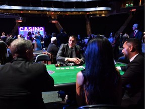 The casino floor at Rogers Place ice level featuring Oilers forward Milan Lucic (facing camera). Andy Devlin / Oilers Entertainment Group