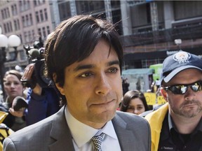 Former CBC host Jian Ghomeshi arrives at court in Toronto, Wednesday, May 11, 2016.