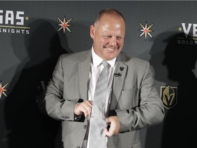 Gerard Gallant is loving life behind the bench of the expansion Vegas Golden Knights. He was part of the expansion Columbus Blue Jackets' franchise and notes a huge difference in how Vegas was stocked with ready-to-compete talent.