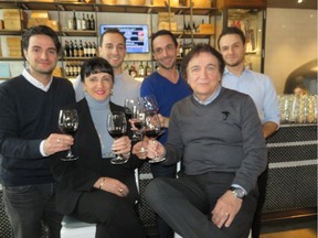 Sorrentino's restaurant chain is owned by Carmelo and Stella Rago, seen with their four sons, from left, Carmelo Jr., Pasquale, Maurizio, and Antonio.