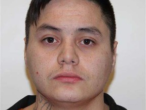 Mounties are still trying to locate Lloyd Wesley Boudreau, 23, of Lac La Biche after he was charged with first-degree murder in connection to the shooting death of Michael Mountain, 26, in a Lac La Biche residence at 10408 102 Ave. on Tuesday, Oct. 28, 2017. Boudreau is being considered armed and dangerous.