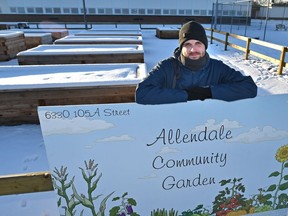 Jens Deppe, board member with the Allendale Community League, said it took six years of paperwork compared to three weeks of construction to get their community garden built because of the city's onerous system.