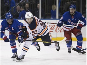 Ryan Nugent-Hopkins has been among the more productive Edmonton Oilers in recent games but he needs help.