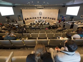Edmonton city council meets at City Hall. File photo.