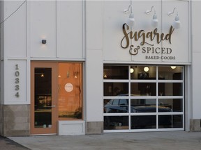 A new bakery in Old Strathcona named Sugared and Spiced Baked Goods. It's located behind 10334 82 Avenue.