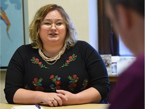 A year-end interview with Health Minister Sarah Hoffman in her office at the Alberta Legislature in Edmonton, December 21, 2017. Ed Kaiser/Postmedia