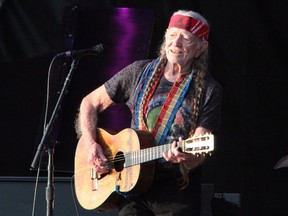 Country music legend Willie Nelson, 84, brings out the sun Friday at Big Valley Jamboree's 25th anniversary.