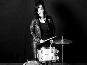 “I fell in love with drumming pretty quick. Eventually when I started a band I couldn't find a drummer that I liked and couldn't find a singer I liked, so I figured I would just do both.” - Lindsay Beaver