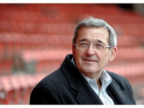 Rick LeLacheur as Edmonton Eskimos president and CEO in December 2010.