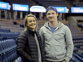 Shauntae Manders (left) and Kent Strayer paid one last visit to Northlands Coliseum on Saturday December 16, 2017 where a free community skate and pancake breakfast was held. The free farewell weekend at the venue will also feature a multicultural round dance on Sunday afternoon (December 17, 2017).