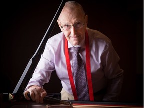 Dolf Hantelmann, 95, has been a piano tuner in Edmonton for the past 50 years. On Friday, Dec. 15, 2017 he officially retired.