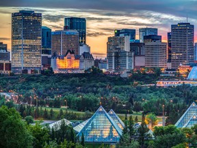 The main picture that pops up when people search Edmonton on Google has been updated to a photo of the city's skyline by Calgary photographer Neil Zeller. The previous image displayed an unattractive picture of the old Rossdale power plant. Neil Zeller/Supplied