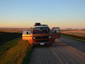 Lisa Felepchuk and her partner Coleman Molnar, who lived in Toronto until a year-and-a-half ago, incorporate their work into their van life.