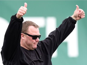 It has been a thumbs-up season for Chris Jones and the Saskatchewan Roughriders.