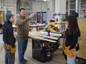 Colin Mackay teaches shop at Paddle Prairie School, which is part of the Northland School Division.