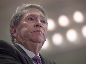 CP Rail CEO Hunter Harrison speaks at the Canadian Club in Toronto on March 3, 2015. Railway executive Hunter Harrison has died, CSX Corporation confirms in a statement. THE CANADIAN PRESS/Darren Calabrese ORG XMIT: CPT102