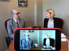 Coun. Andrew Knack and reporter Elise Stolte discuss the west LRT project on Facebook live.