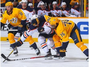 Even Connor McDavid is learning it's hard to score when you can't even see the net.