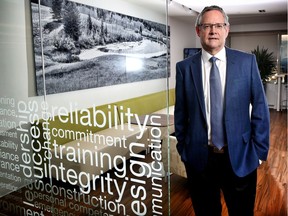 CEO of Husky Energy Inc., Rob Peabody at the company's Calgary office.