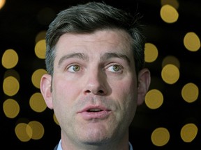 Edmonton Mayor Don Iveson at the annual EEDC Impact luncheon held at the Shaw Conference Centre in Edmonton on Tuesday January 9, 2018.