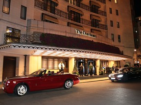 The Dorchester Hotel event was men only, except for the 130 “hostesses” hired to cater to the needs of roughly 360 attendees from Britain’s elite business, finance, fashion, entertainment and political establishments.