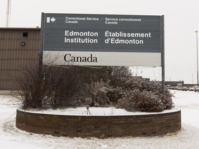 Exterior pictures of the Edmonton Institution, which is a maximum security federal institution located in the northeastern part of Edmonton. Taken on Thursday, Jan. 25, 2018 in Edmonton. Greg  Southam / Postmedia