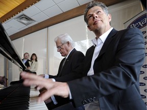 Canadian music producer David Foster, jamming with his good friend Senator Tommy Banks at the Winspear Centre in Edmonton on Feb. 28, 2008, said on Friday, Jan. 26, 2018 that Banks was his most important and cherished mentor.