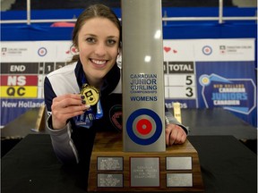 Kaitlyn Jones, formerly of Regina, skipped Nova Scotia to the Canadian junior women's curling title Sunday in Shawinigan, Que.