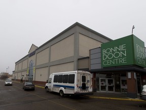 Exterior of the former Sears store at Bonnie Doon mall.