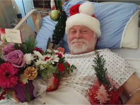 Journal columnist Nick Lees tripped on his laptop charger wire and crawled on his back to call for an ambulance. He spent Christmas recovering from an operation at the Royal Alexandra Hospital. Many friends brought gifts.