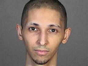 This 2015 booking photo released by the Glendale, Calif., Police Department shows Tyler Raj Barriss. The Los Angeles Police Department confirms it arrested Barriss Friday, Dec. 29, 2017, in connection with a deadly 'swatting' call in Wichita, Kan., Thursday, Dec. 28. Information from Glendale shows that in October, 2015, Barriss was arrested in connection with making a bomb threat to ABC Studios in Glendale. (Glendale Police Department via AP) ORG XMIT: LA601
