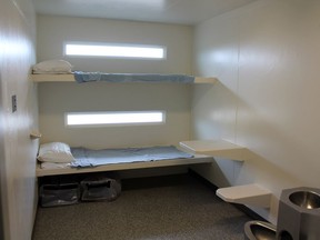 A cell in the Edmonton Remand Centre. Current and former inmates in provincial correctional facilities say they suffered when they were taken off their community-prescribed medications by jail doctors. Medical and legal professionals say correctional physicians have to balance the needs of the patient with the risk that drugs will be diverted to the black market.