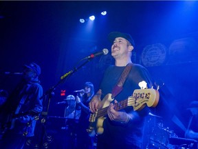 Zach Carothers of Portugal. The Man performs on stage at Mississippi Studios on January 31, 2018 in Portland, Oregon.
