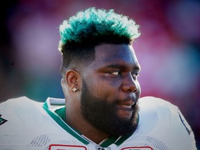 Centre Dan Clark signed a two-year contract extension with the Saskatchewan Roughriders in advance of Tuesday's free-agent deadline.