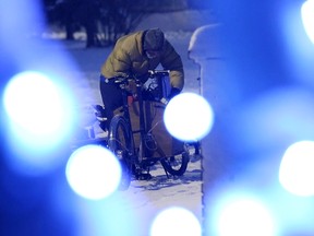 Dr. Darren Markland and his barista bike keep Edmonton's bicycle commuters warm and caffeinated.