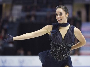 Canada's Kaetlyn Osmond performs her short program in the women's competition at Skate Canada International in Regina on Friday, Oct. 27, 2017.