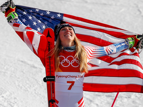 Mikaela Shiffrin won her first gold of the Pyeongchang Olympics on Thursday.
